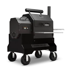 Yoder YS480s W/ Competition Cart (Black) - Pellet Smoker & Grill W/ WiFi