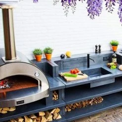 Alfa Forni Wood Fired Pizza Oven - 4 Pizze (Copper) BBQs & Smokers