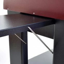 Alfa Forni Wood Fired Pizza Oven - Allegro W/ Base (Antique Red) BBQs & Smokers