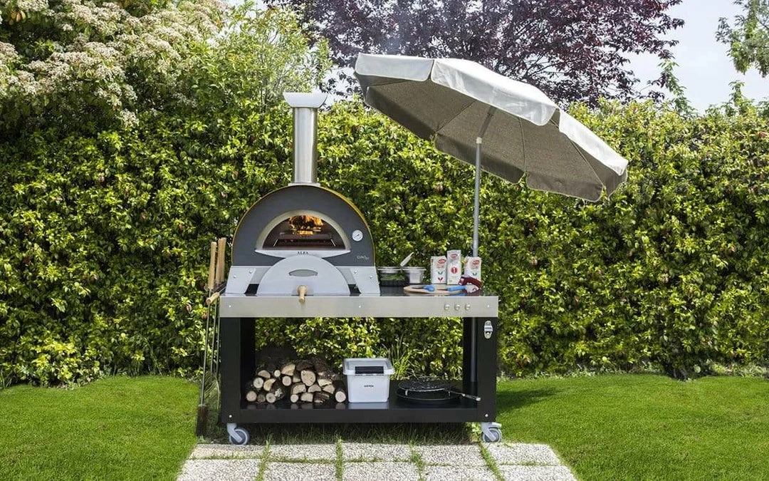 BBQs & Smokers Alfa Forni Wood Fired Oven - Ciao (Silver Grey) 4 BBQs & Smokers Alfa Forni Wood Fired Oven - Ciao (Silver Grey)