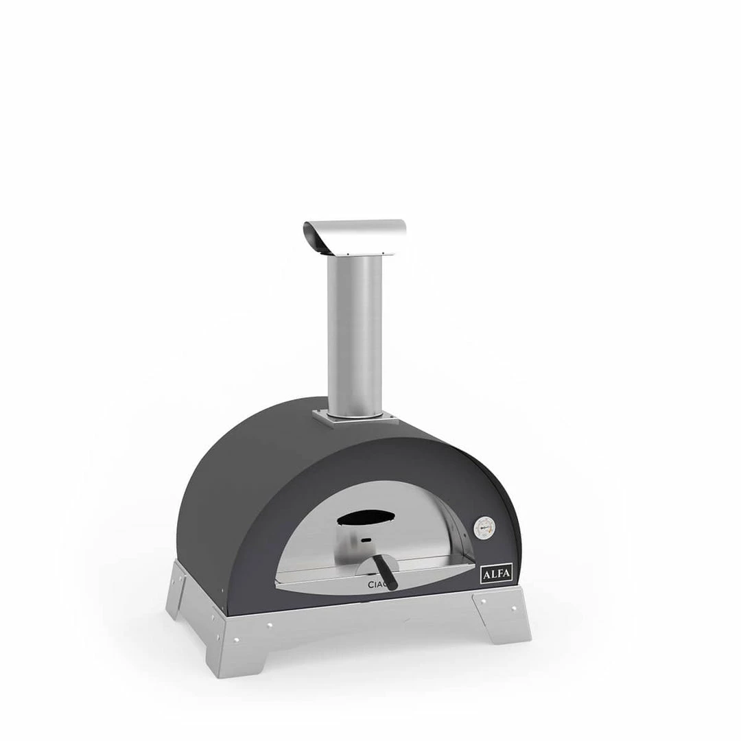 BBQs & Smokers Alfa Forni Wood Fired Oven - Ciao (Silver Grey) 3 BBQs & Smokers Alfa Forni Wood Fired Oven - Ciao (Silver Grey)