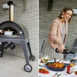 BBQs & Smokers Alfa Forni Wood Fired Oven - Ciao (Silver Grey) 12 BBQs & Smokers Alfa Forni Wood Fired Oven - Ciao (Silver Grey)