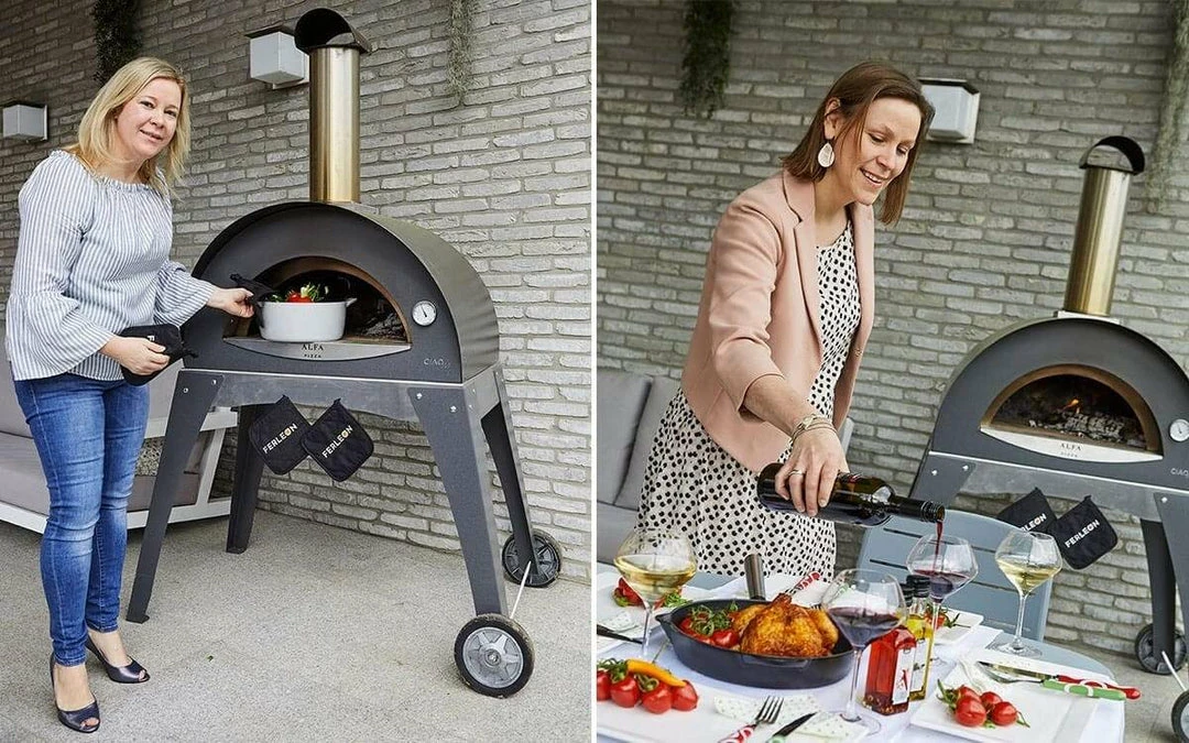 BBQs & Smokers Alfa Forni Wood Fired Oven - Ciao (Silver Grey) 5 BBQs & Smokers Alfa Forni Wood Fired Oven - Ciao (Silver Grey)
