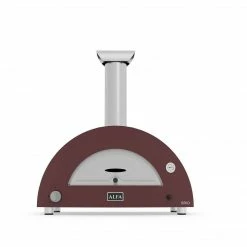 BBQs & Smokers Alfa Forni Gas/Wood Fired Pizza Oven - Brio (Antique Red)
