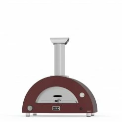 BBQs & Smokers Alfa Forni Gas/Wood Fired Pizza Oven - Brio (Antique Red)