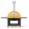 Alfa Forni Wood Fired Pizza Oven - Allegro W/ Base (Fire Yellow) BBQs & Smokers