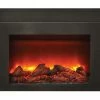 Fireplaces & Heaters Amantii 30" Electric Fireplace Insert With Black Steel Surround & Overlay