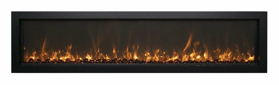 Amantii 30" Panorama Extra Slim Indoor / Outdoor Built-in Electric Fireplace 2 Amantii 30" Panorama Extra Slim Indoor / Outdoor Built-in Electric Fireplace