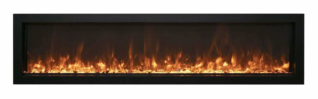 Amantii 30" Panorama Extra Slim Indoor / Outdoor Built-in Electric Fireplace 4 Amantii 30" Panorama Extra Slim Indoor / Outdoor Built-in Electric Fireplace