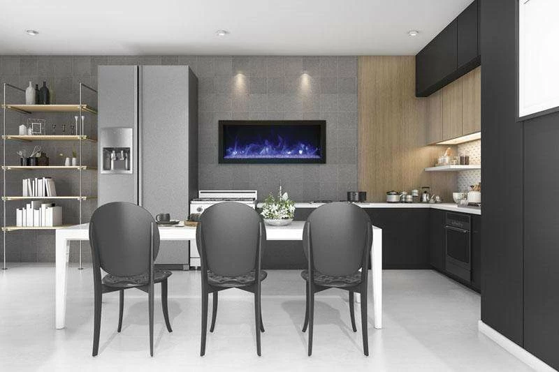 Amantii 30" Panorama Extra Slim Indoor / Outdoor Built-in Electric Fireplace 5 Amantii 30" Panorama Extra Slim Indoor / Outdoor Built-in Electric Fireplace