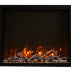 Amantii 44" Traditional Series Electric Fireplace Insert Fireplaces & Heaters