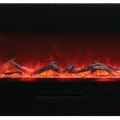 Amantii 48" Wall/Flush-Mount Electric Fireplace