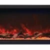 Amantii 50" Panorama Deep Extra Tall Indoor / Outdoor Built-in Electric Fireplace