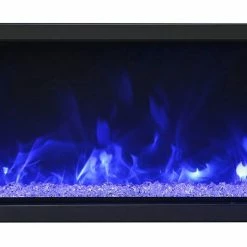 Amantii 50" Panorama Deep Extra Tall Indoor / Outdoor Built-in Electric Fireplace