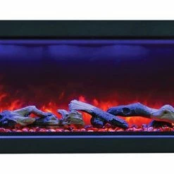 Fireplaces & Heaters Amantii 50" Panorama Deep Indoor / Outdoor Built-in Electric Fireplace