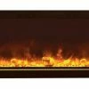 Fireplaces & Heaters Amantii 50" Panorama Slim Indoor / Outdoor Built-in Electric Fireplace