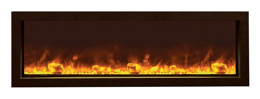 Fireplaces & Heaters Amantii 50" Panorama Slim Indoor / Outdoor Built-in Electric Fireplace 1 Fireplaces & Heaters Amantii 50" Panorama Slim Indoor / Outdoor Built-in Electric Fireplace