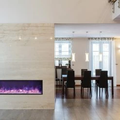 Fireplaces & Heaters Amantii 50" Panorama Slim Indoor / Outdoor Built-in Electric Fireplace