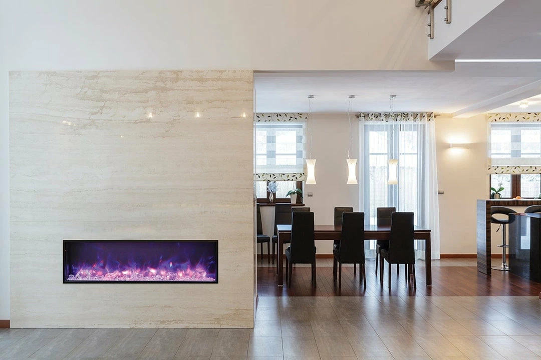 Fireplaces & Heaters Amantii 50" Panorama Slim Indoor / Outdoor Built-in Electric Fireplace 2 Fireplaces & Heaters Amantii 50" Panorama Slim Indoor / Outdoor Built-in Electric Fireplace