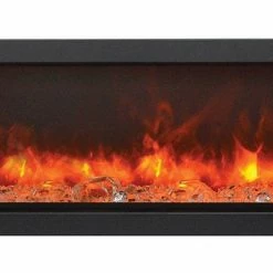 Amantii 60" Panorama Deep Indoor / Outdoor Built-in Electric Fireplace
