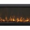 Fireplaces & Heaters Amantii 60" Panorama Extra Slim Indoor / Outdoor Built-in Electric Fireplace