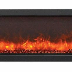 Amantii 60" Panorama Slim Indoor / Outdoor Built-in Electric Fireplace Fireplaces & Heaters