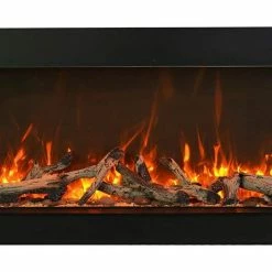Fireplaces & Heaters Amantii 60" Tru-View Extra Tall 3-sided Indoor / Outdoor Electric Fireplace