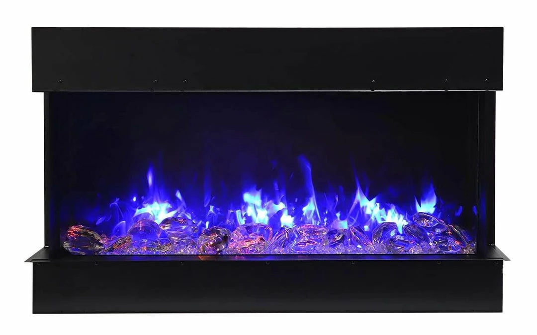 Amantii 60" Tru-View Slim 3-sided Indoor / Outdoor Electric Fireplace 1 Amantii 60" Tru-View Slim 3-sided Indoor / Outdoor Electric Fireplace
