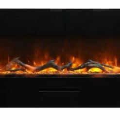 Amantii 60" Wall/Flush-Mount Electric Fireplace