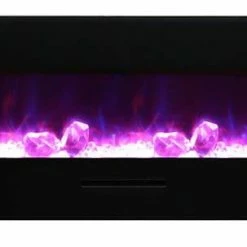 Amantii 60" Wall/Flush-Mount Electric Fireplace 7 Amantii 60