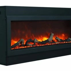 Amantii 72" Panorama Deep Extra Tall Indoor / Outdoor Built-in Electric Fireplace Fireplaces & Heaters 24 Amantii 72