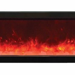 Amantii 72" Panorama Slim Indoor / Outdoor Built-in Electric Fireplace Fireplaces & Heaters