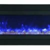 Fireplaces & Heaters Amantii 88" Panorama Deep Extra Tall Indoor / Outdoor Built-in Electric Fireplace