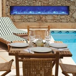 Amantii 88" Panorama Slim Indoor / Outdoor Built-in Electric Fireplace Fireplaces & Heaters 5 Amantii 88