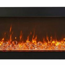 Fireplaces & Heaters Amantii 88" Tru-View Extra Tall 3-sided Indoor / Outdoor Electric Fireplace