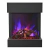 Amantii Cube 3-Sided Electric Fireplace