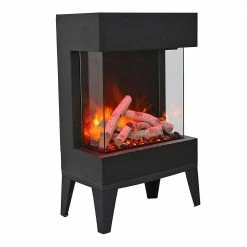 Amantii Cube 3-Sided Electric Fireplace