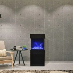 Amantii Cube 3-Sided Electric Fireplace