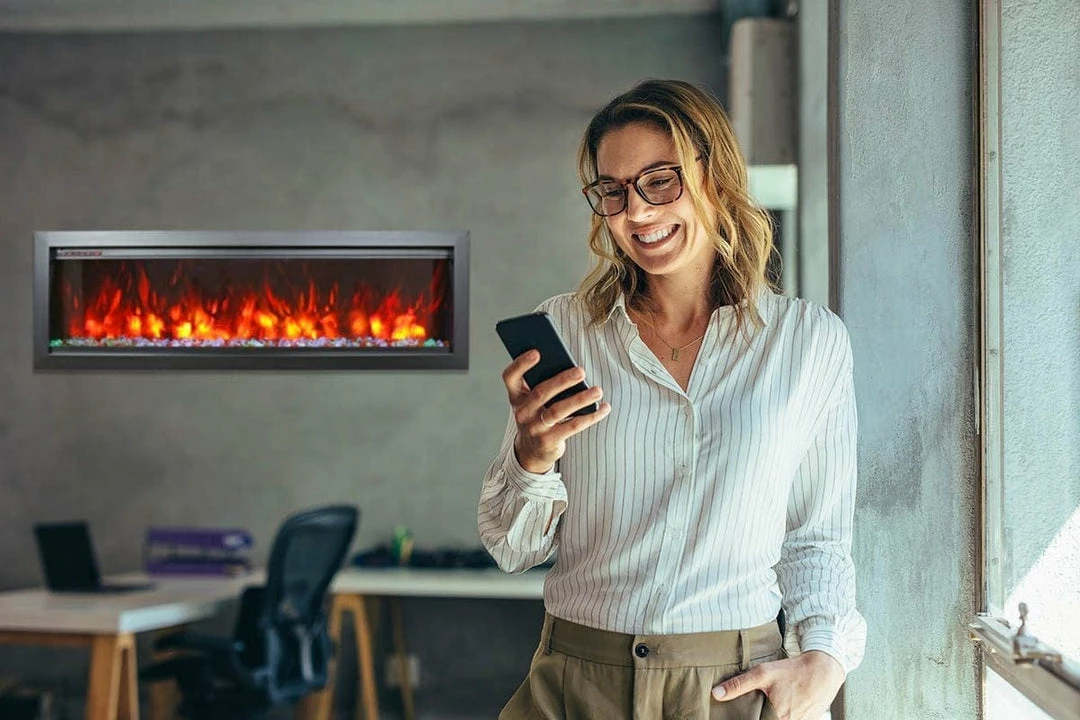 Fireplaces & Heaters Amantii Symmetry Bespoke 60" Electric Fireplace 11 Fireplaces & Heaters Amantii Symmetry Bespoke 60" Electric Fireplace