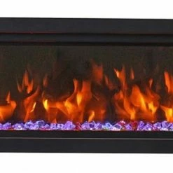 Amantii Symmetry Bespoke 74" Electric Fireplace