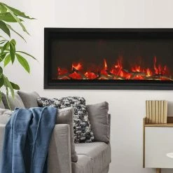 Amantii Symmetry Extra Slim Electric Fireplace (42