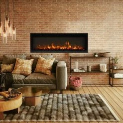 Fireplaces & Heaters Amantii Symmetry Extra Slim Electric Fireplace (50