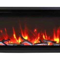 Amantii Symmetry Extra Slim Electric Fireplace (60") Fireplaces & Heaters