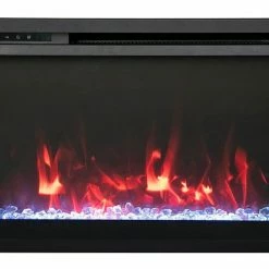 Fireplaces & Heaters Amantii Traditional Xtraslim – 26” Electric Fireplace TRD-XS-26