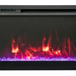 Fireplaces & Heaters Amantii Traditional Xtraslim – 26” Electric Fireplace TRD-XS-26