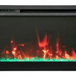 Fireplaces & Heaters Amantii Traditional Xtraslim – 26” Electric Fireplace TRD-XS-26