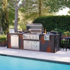 Aspire By Hestan Outdoor Refrigerator Stainless Steel