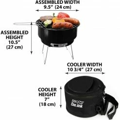 BBQ Croc - 2 In 1 Portable Grill/Cooler BBQs & Smokers