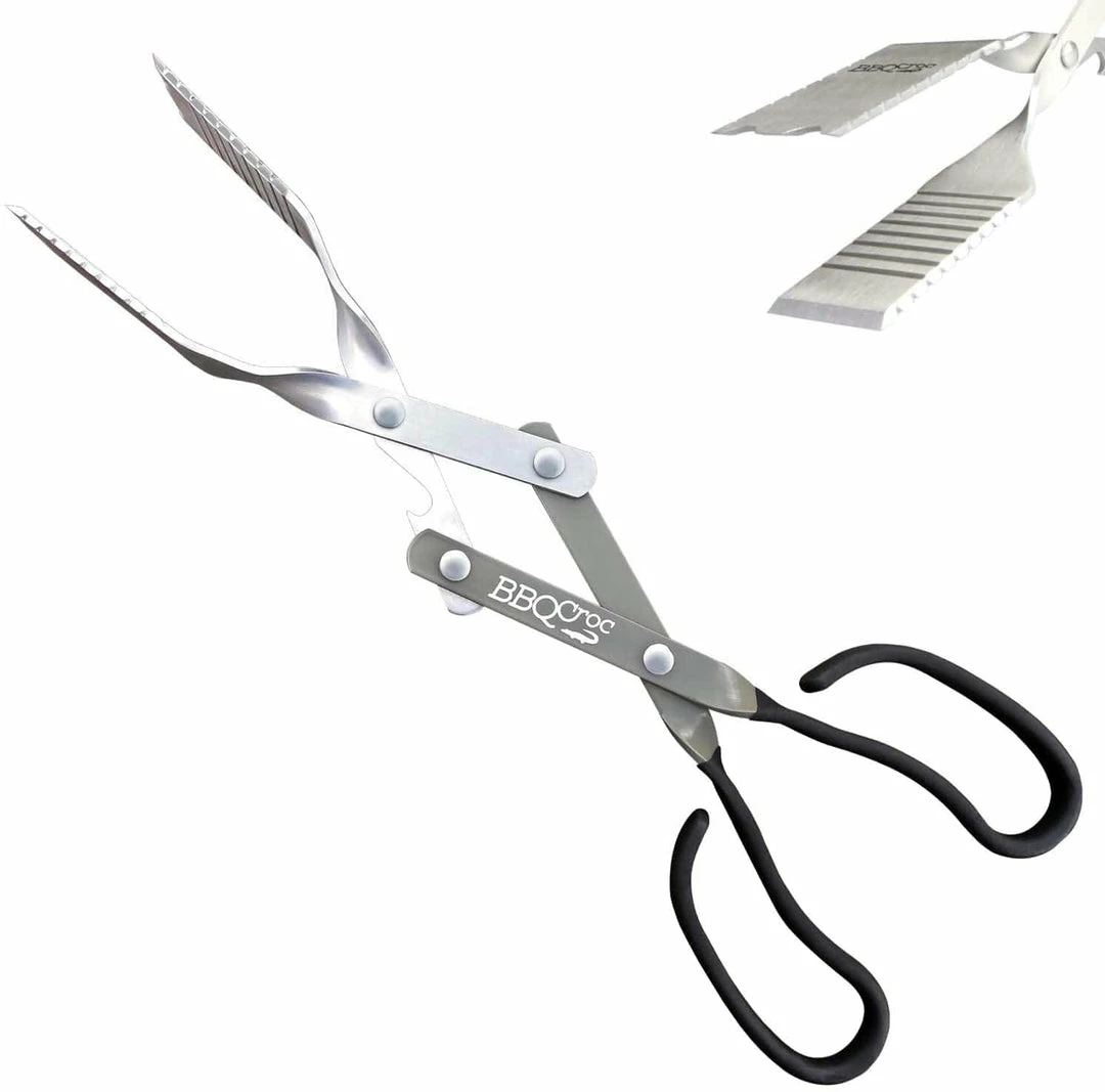 BBQ Croc 3 In 1 Barbecue Tong, 15-inch, Black BBQ Accessories 1 BBQ Croc 3 In 1 Barbecue Tong, 15-inch, Black BBQ Accessories