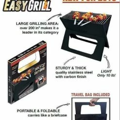 BBQ Croc Easy Grill - Premium Foldable Charcoal Barbecue 13 BBQ Croc Easy Grill - Premium Foldable Charcoal Barbecue